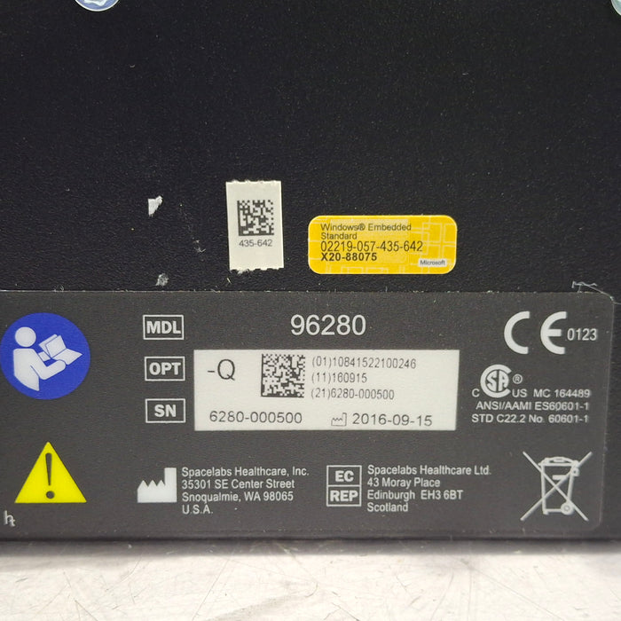 Spacelabs Healthcare Xhibit 96280 Telemetry Receiver