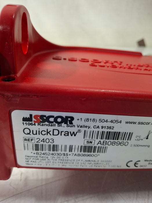 SSCOR, Inc. 2403 Quickdraw Handheld Aspirator
