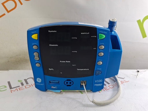 GE Healthcare GE Healthcare Dinamap V100 - NIBP, SpO2, Temp Vital Signs Monitor Patient Monitors reLink Online