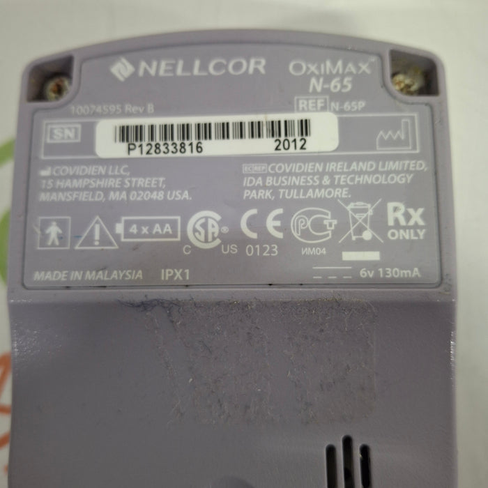 Nellcor Oximax N-65 Pulse Oximeter