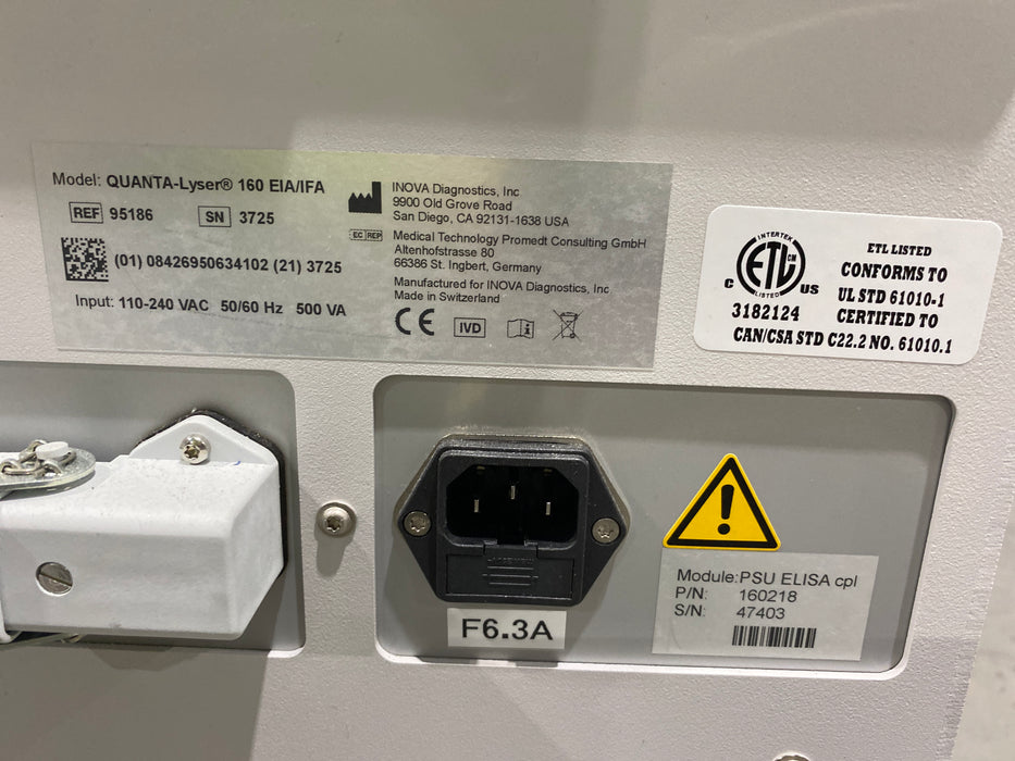 Inova Inova Quanta Lyser 160 E-Robot Lab System Research Lab reLink Online