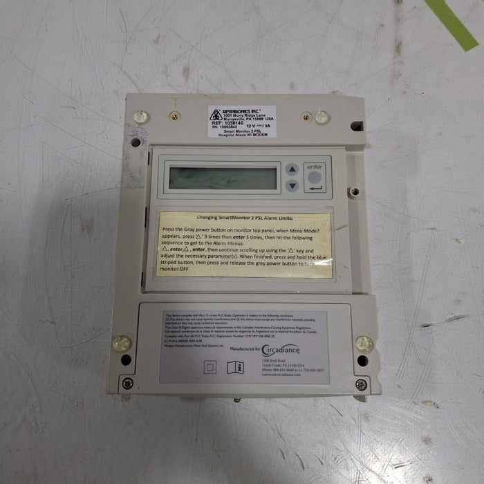 Respironics SmartMonitor 2 PSL Apnea Monitor