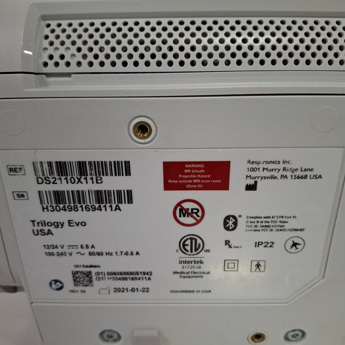 Philips Trilogy Evo Ventilator