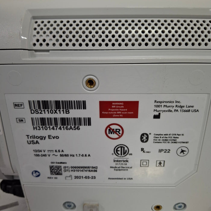 Philips Trilogy Evo Ventilator