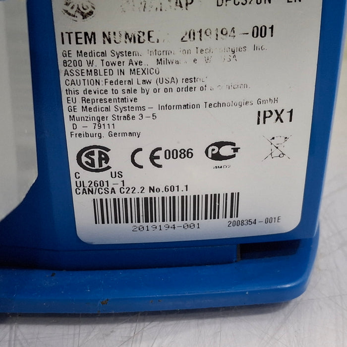 GE Healthcare Dinamap ProCare 320 Vital Signs Monitor