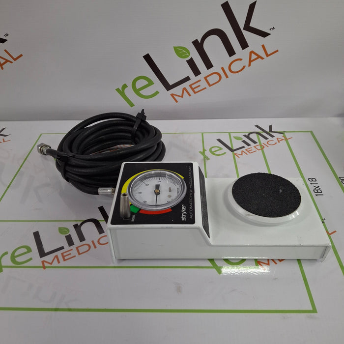 Stryker 206-500 Automatic High Vacuum Foot Pump