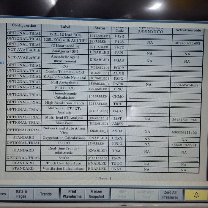 GE Healthcare Carescape B650 Emergency Care Patient Monitor