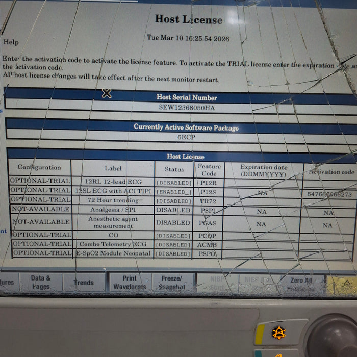 GE Healthcare Carescape B650 Emergency Care Patient Monitor