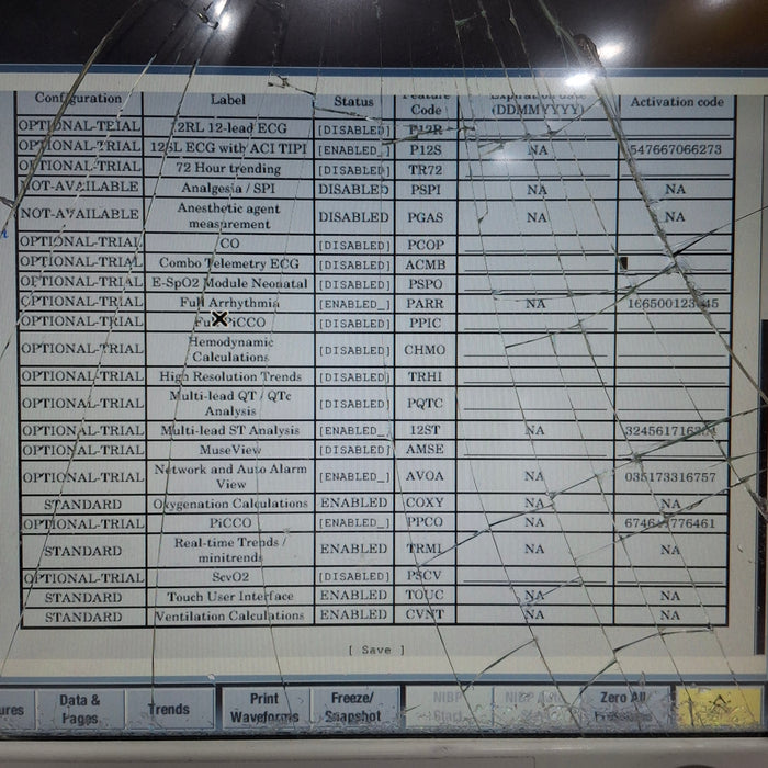 GE Healthcare Carescape B650 Emergency Care Patient Monitor