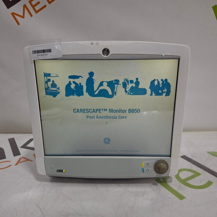 GE Healthcare GE Healthcare Carescape B650 Post Anesthesia Care Patient Monitor Patient Monitors reLink Online