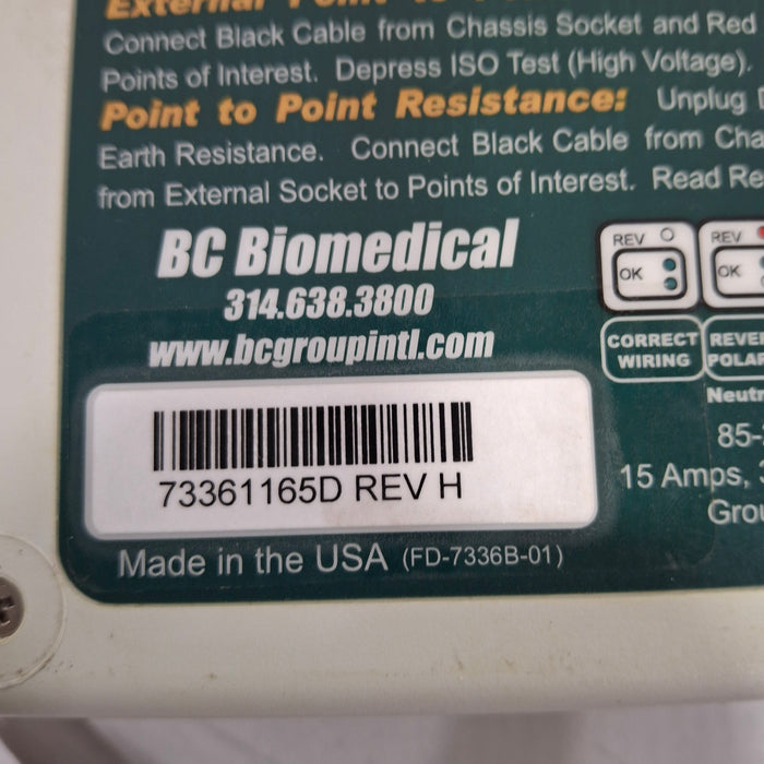 BC Biomedical SA-2005 Safety Analyzer
