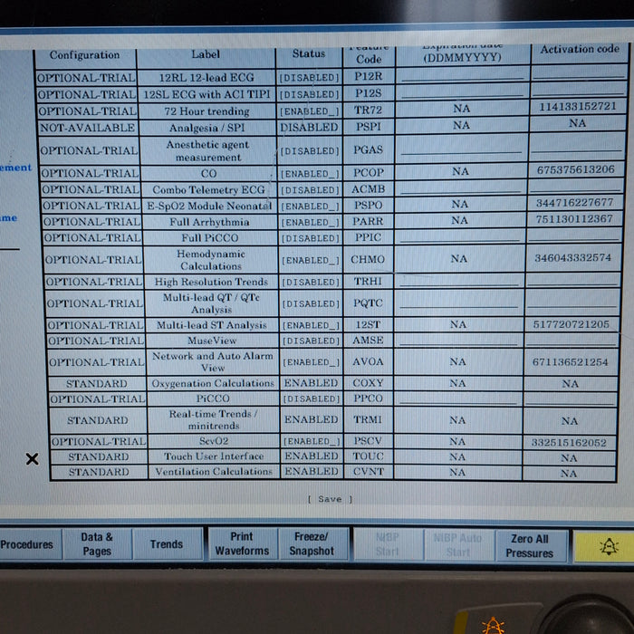 GE Healthcare Carescape B650 Critical Care Patient Monitor