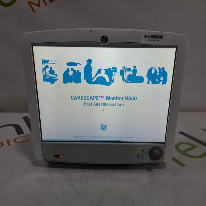 GE Healthcare Carescape B650 Post Anesthesia Care Patient Monitor