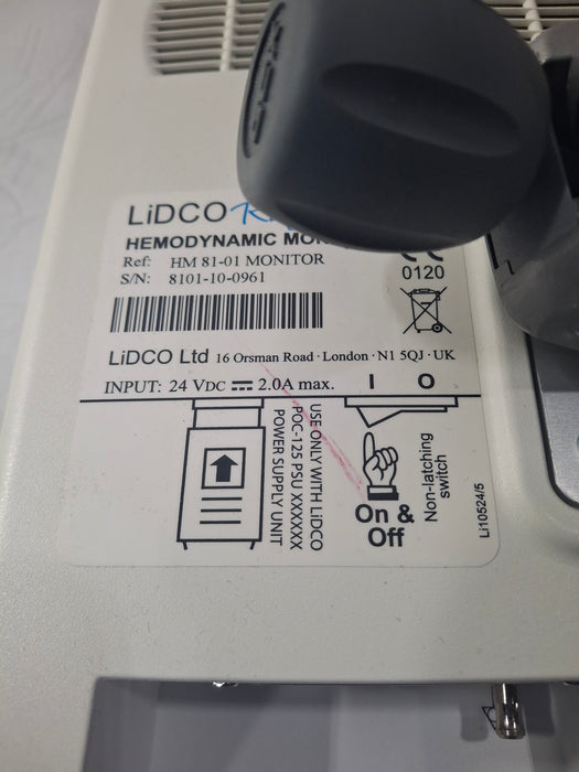 LiDCO Ltd Rapid HemoDynamic Monitor