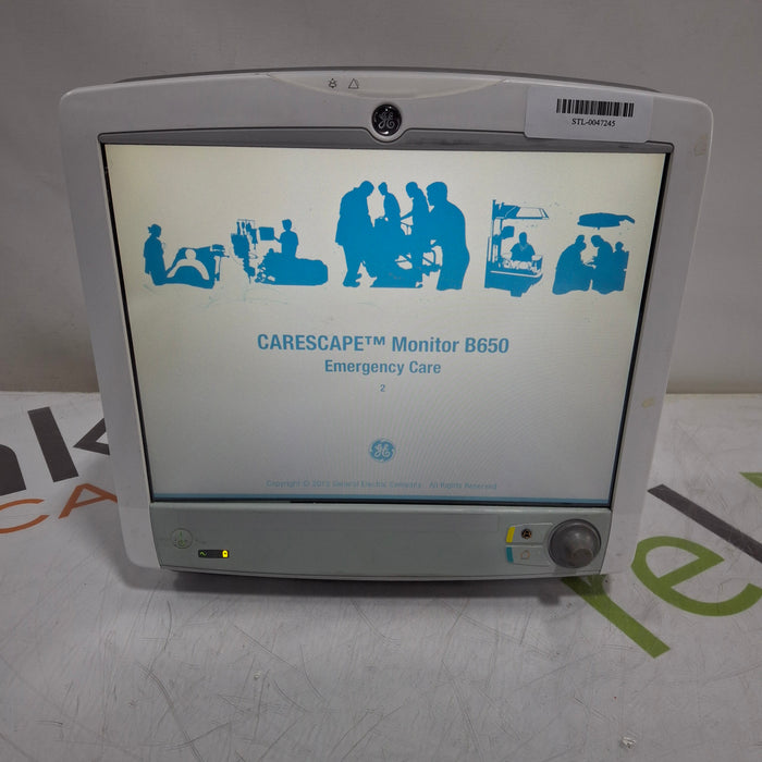 GE Healthcare Carescape B650 Emergency Care Patient Monitor