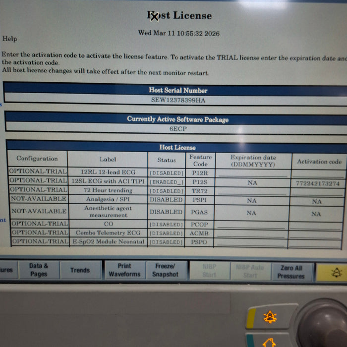 GE Healthcare GE Healthcare Carescape B650 Emergency Care Patient Monitor Patient Monitors reLink Online