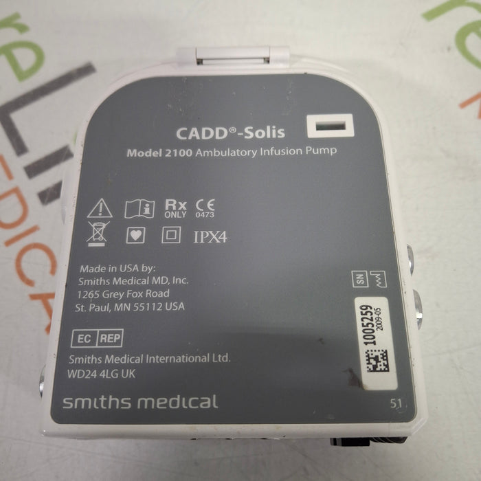Smiths Medical CADD Solis 2100 Ambulatory Infusion Pump