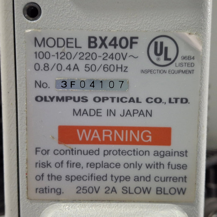 Olympus BX40F Microscope