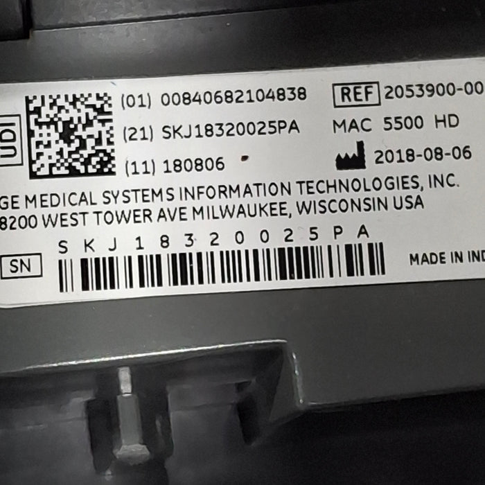 GE Healthcare MAC 5500 HD ECG without CAM Module