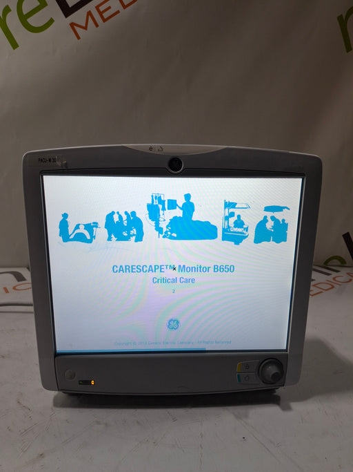 GE Healthcare GE Healthcare Carescape B650 Critical Care Patient Monitor Patient Monitors reLink Online