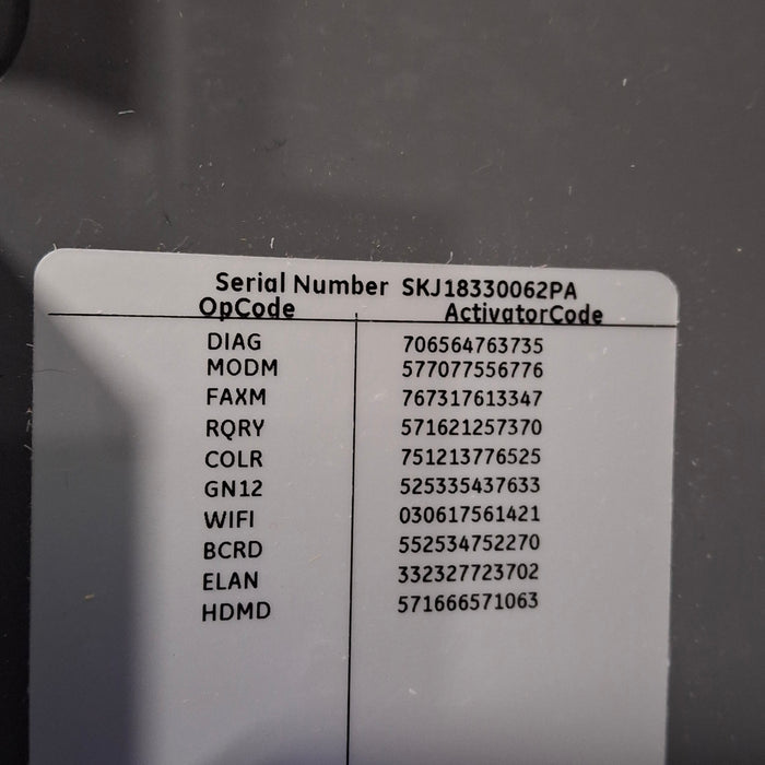 GE Healthcare MAC 5500 HD ECG without CAM Module