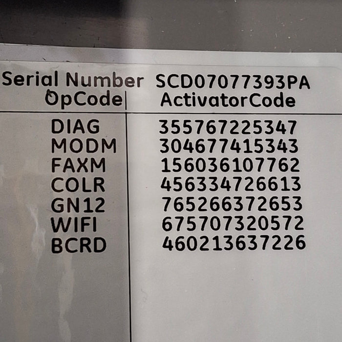 GE Healthcare MAC 5500 ECG without CAM Module