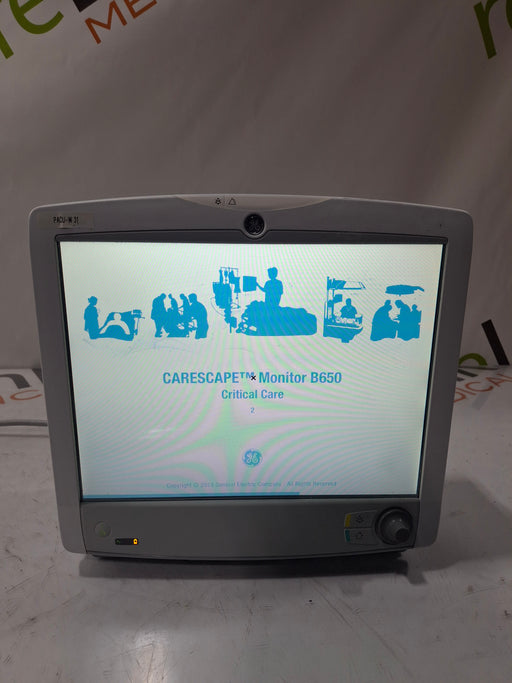 GE Healthcare GE Healthcare Carescape B650 Critical Care Patient Monitor Patient Monitors reLink Online