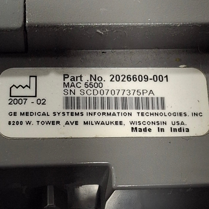GE Healthcare MAC 5500 ECG without CAM Module