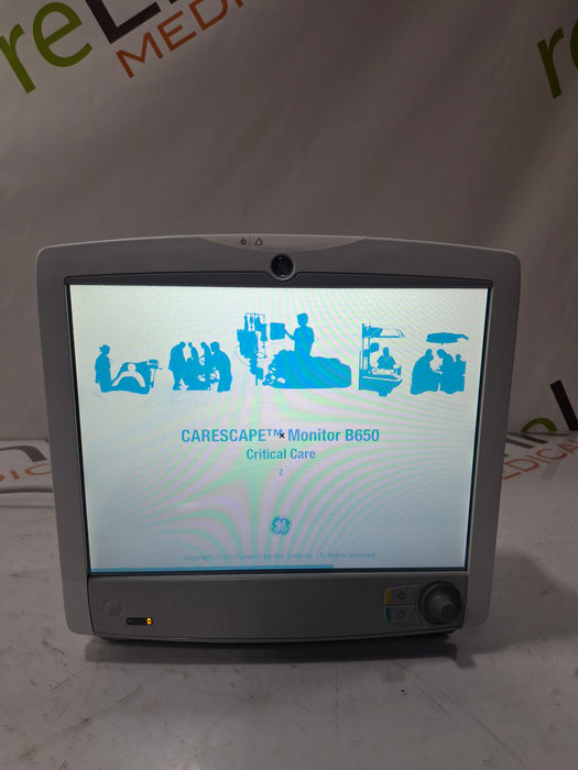 GE Healthcare Carescape B650 Critical Care Patient Monitor
