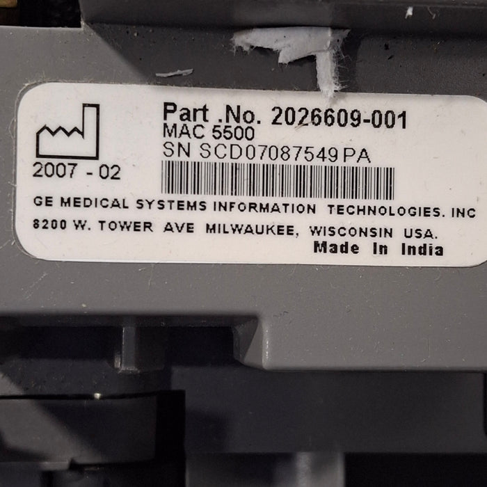 GE Healthcare MAC 5500 ECG without CAM Module