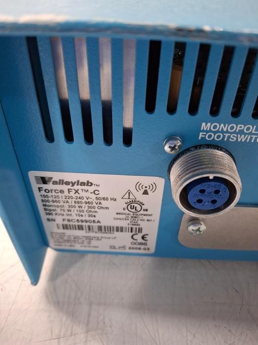 Covidien Valleylab Force FX-C Electrosurgical Generator