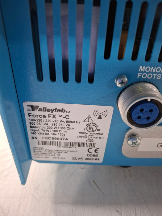 Covidien Valleylab Force FX-C Electrosurgical Generator