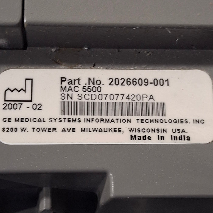 GE Healthcare MAC 5500 ECG without CAM Module