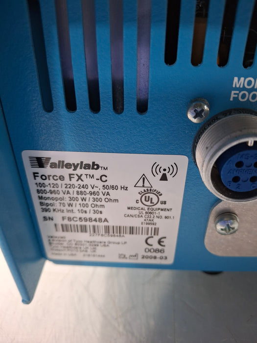 Covidien Valleylab Force FX-C Electrosurgical Generator