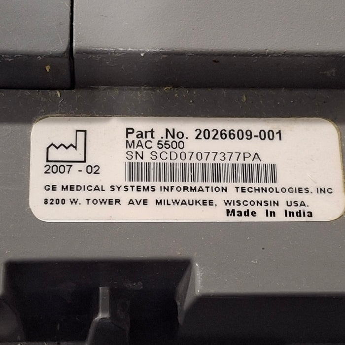 GE Healthcare GE Healthcare MAC 5500 ECG without CAM Module Cardiology reLink Online