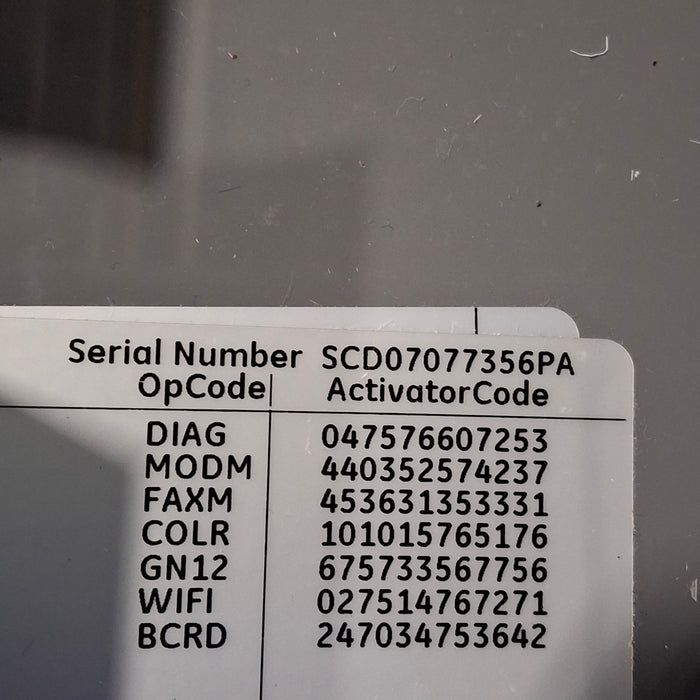 GE Healthcare MAC 5500 ECG without CAM Module