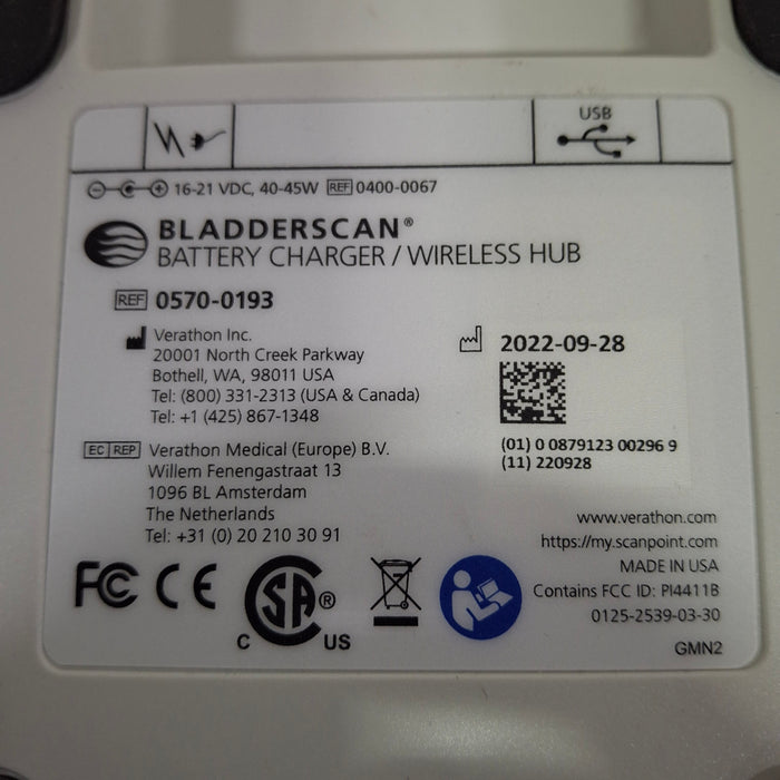 Verathon Medical, Inc BladderScan 0570-0193 Battery Charger