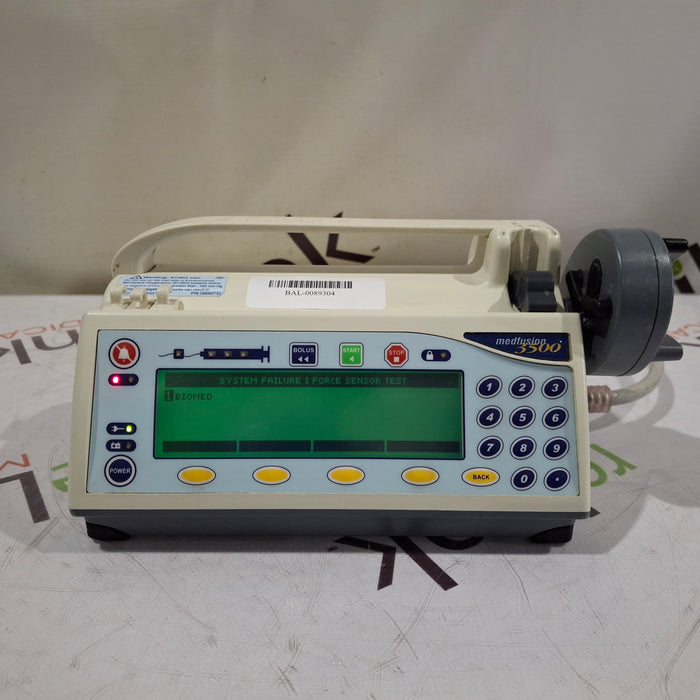 Smiths Medical Medfusion 3500 Version 6 Syringe Infusion Pump