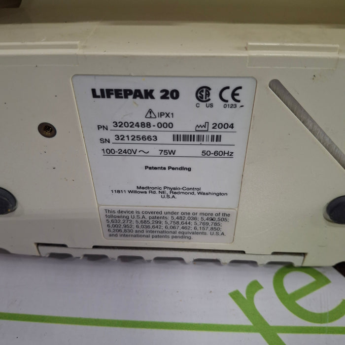 Physio-Control LifePak 20 Defibrillator