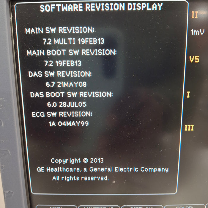 GE Healthcare Dash 4000 - Masimo SpO2 Patient Monitor