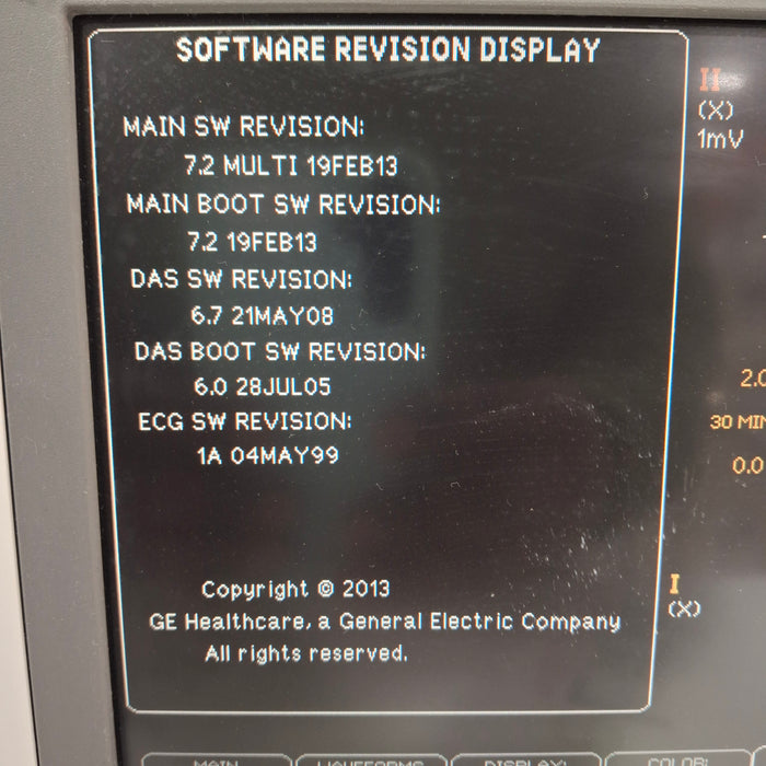 GE Healthcare Dash 4000 - GE/Nellcor SpO2 Patient Monitor