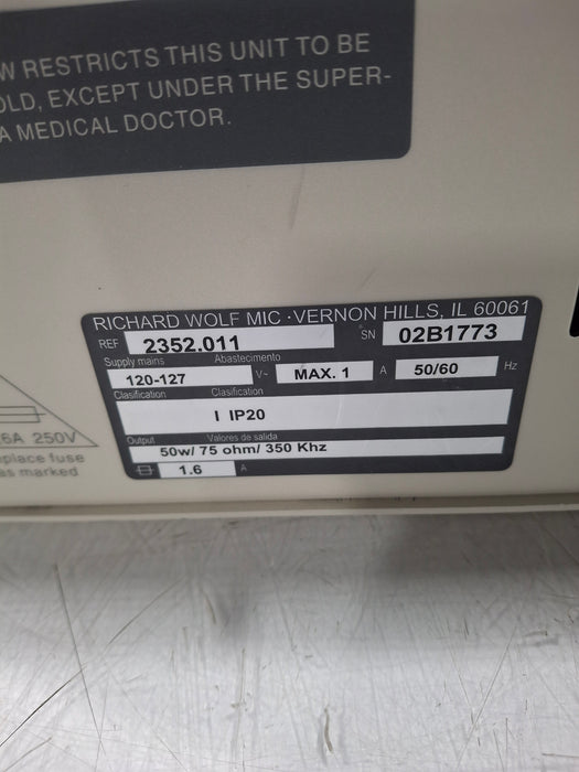 Richard Wolf 2352 Bipolar Generator