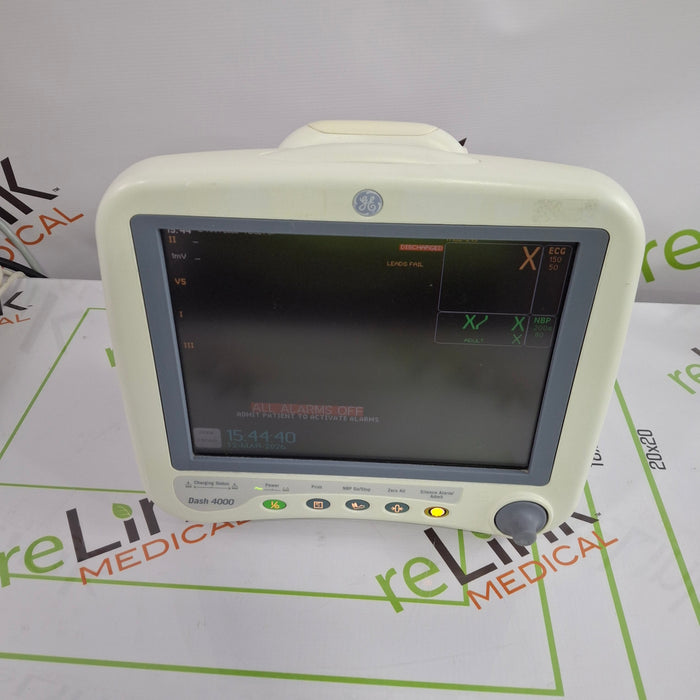 GE Healthcare Dash 4000 - Masimo SpO2 Patient Monitor