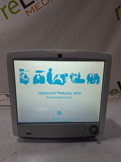 GE Healthcare GE Healthcare Carescape B650 Post Anesthesia Care Patient Monitor Patient Monitors reLink Online