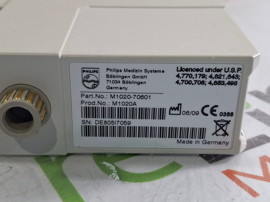 Hewlett Packard M1020A SpO2/PLETH Single Parameter Module