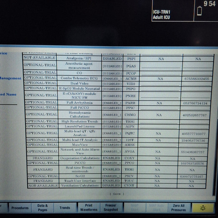 GE Healthcare Carescape B450 Critical Care Patient Monitor