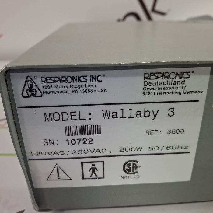 Respironics Wallaby 3 Phototherapy System