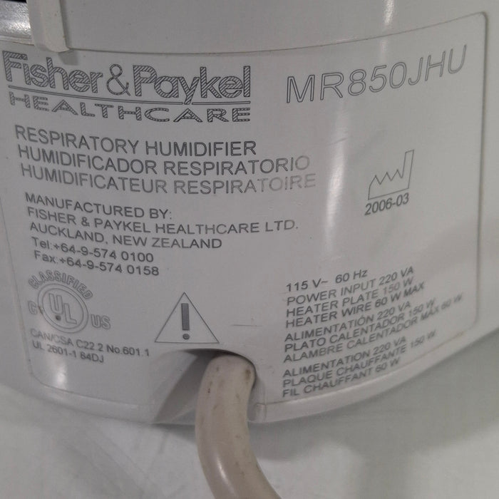 Fisher & Paykel MR850JHU Humidifier