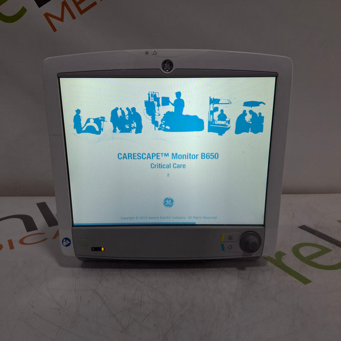 GE Healthcare Carescape B650 Critical Care Patient Monitor
