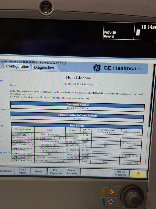 GE Healthcare GE Healthcare Carescape B650 Post Anesthesia Care Patient Monitor Patient Monitors reLink Online